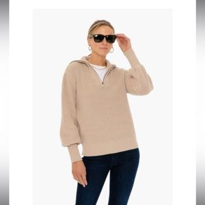 Caramel Barrett Quarter Zip